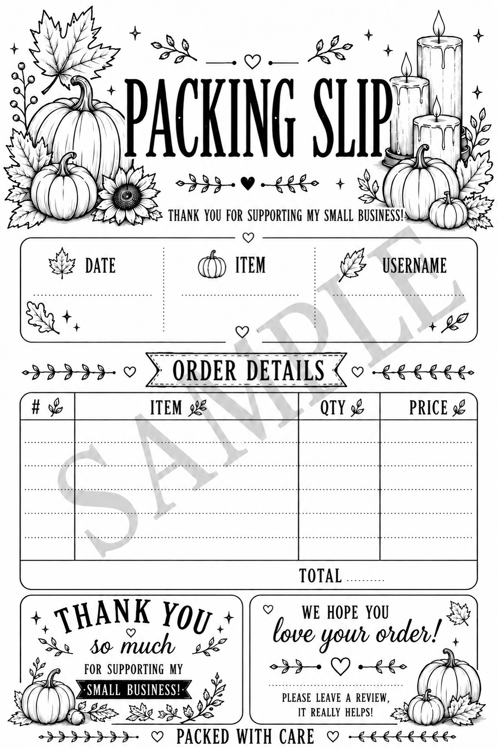Packing Slips