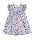 Mermaid Milk Silk Flutter Dress