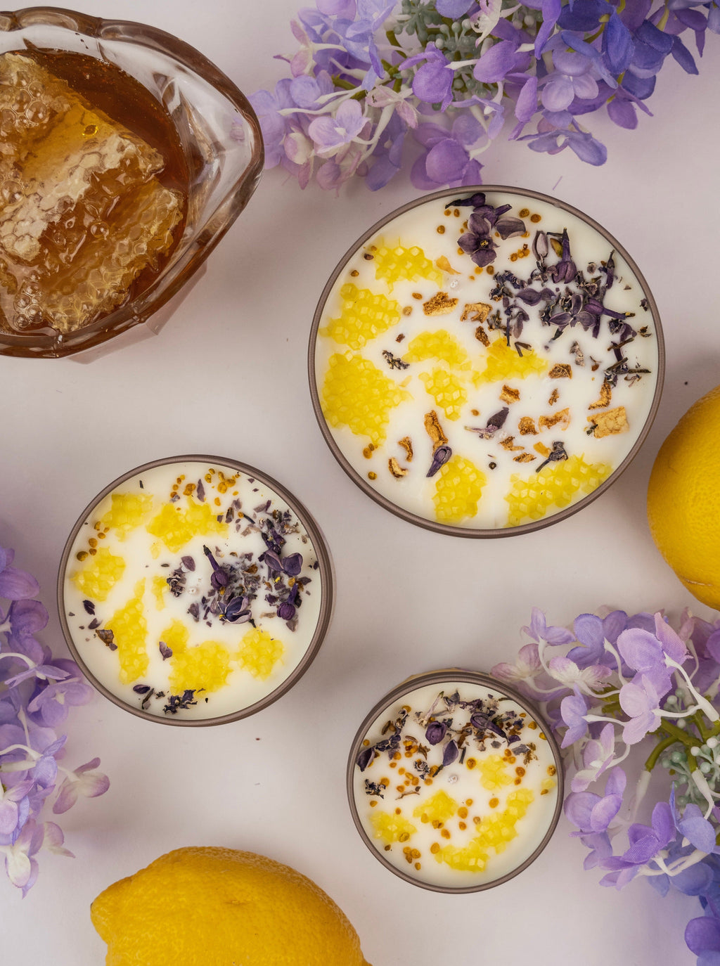 NECTAR Lilac Lemon Honey Candle