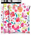 Watercolor Floral Poly Mailers – 10×13