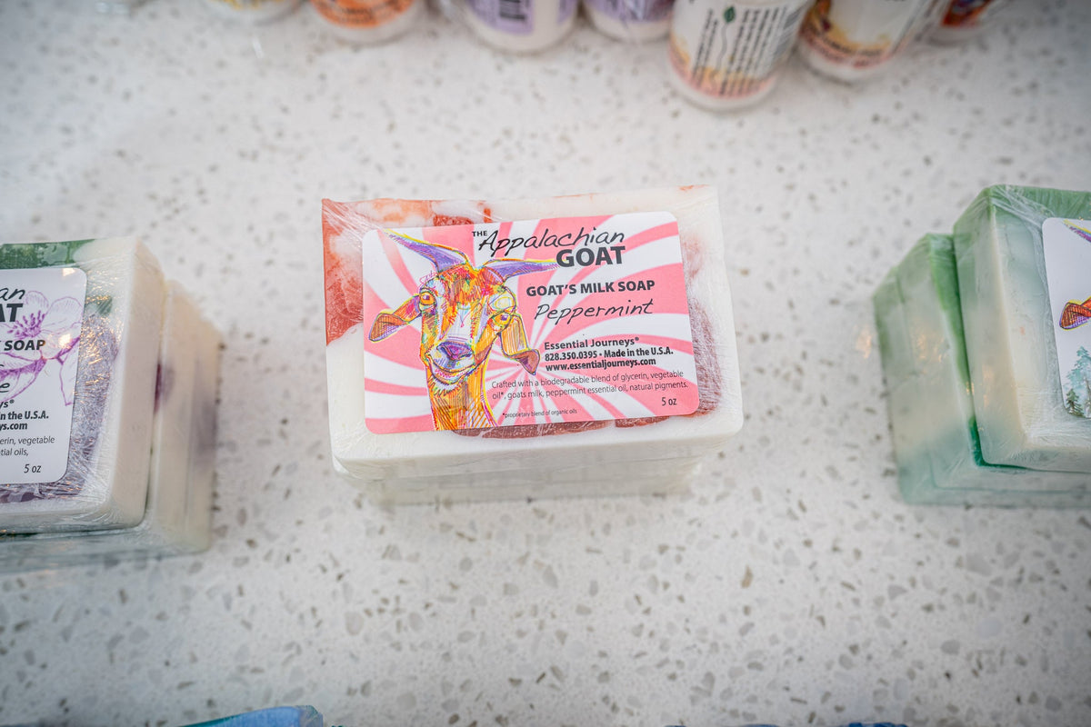Peppermint Goat’s Milk Soap Slice | 5 oz
