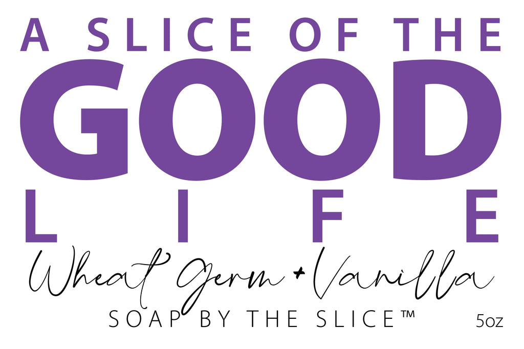Wheat Germ & Vanilla Handmade Soap | Natural Exfoliating Soap Slice
 5.5 oz.