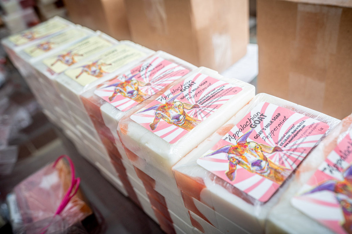 Peppermint Goat’s Milk Soap Slice | 5 oz