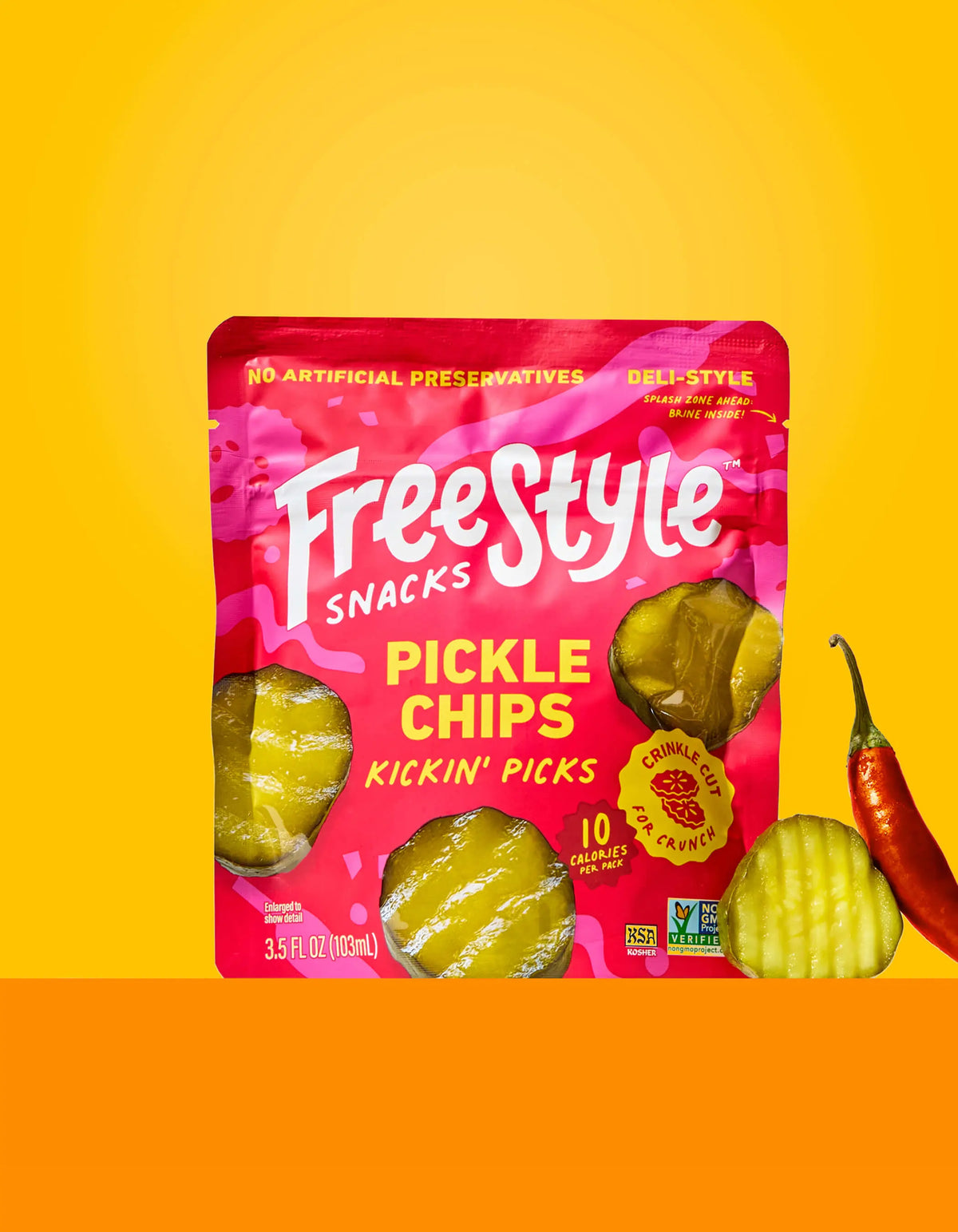 Kickin' Picks Pickle Chips