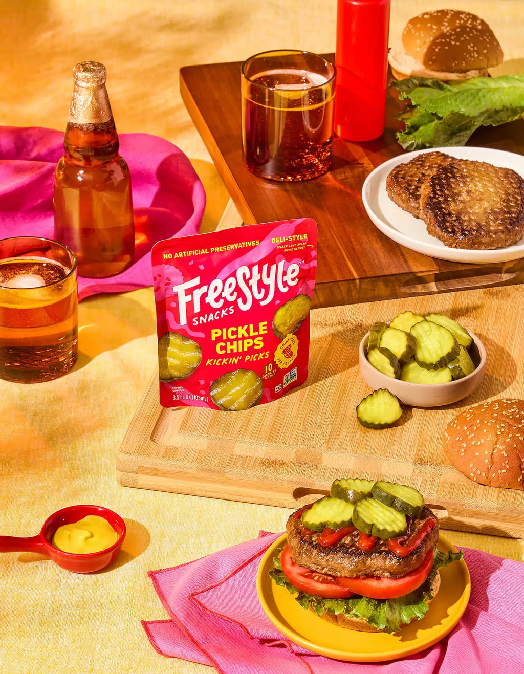 Kickin' Picks Pickle Chips