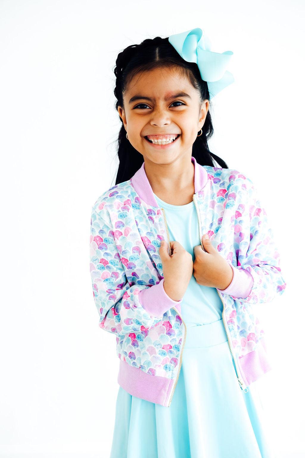 Mermaid Scales Satin Jacket