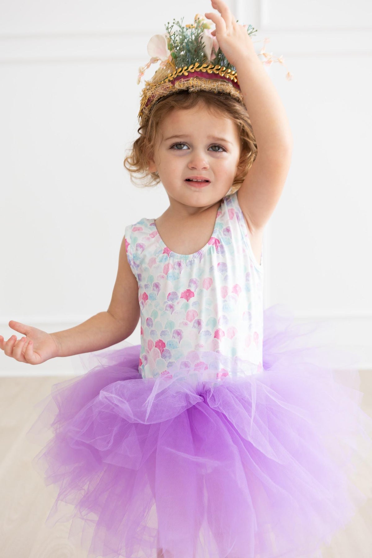 SALE Mermaid Scales Tank Tutu Leotard