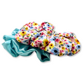 Seafoam & Floral Summer Scrunchie Set