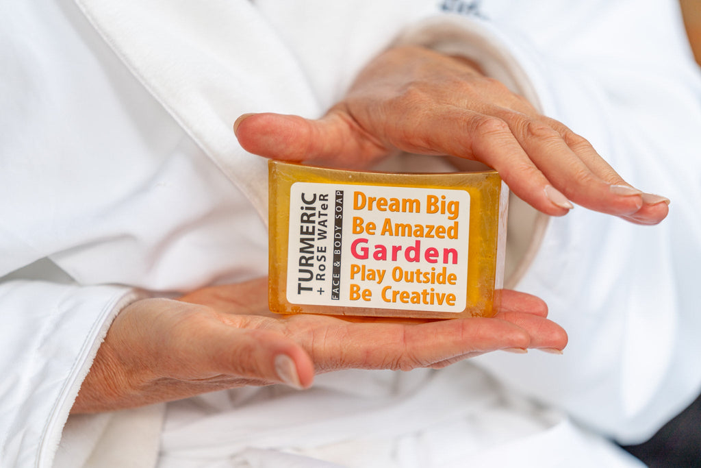 TurmeriC + Rose WATeR Face & Body Soap | 5 oz