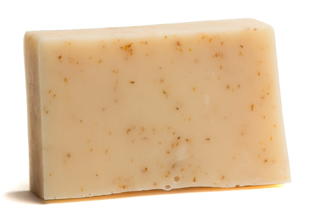 Wheat Germ & Vanilla Handmade Soap | Natural Exfoliating Soap Slice
 5.5 oz.
