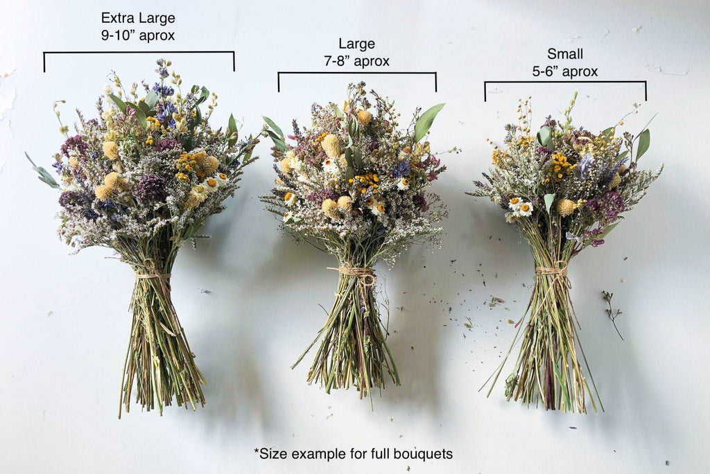 Dried Flowers for Weddings with Pink Peony and Lavender / Dried Bridal bouquet / Rustic Boho Bridesmaid bouquet / Wildflower bouquet